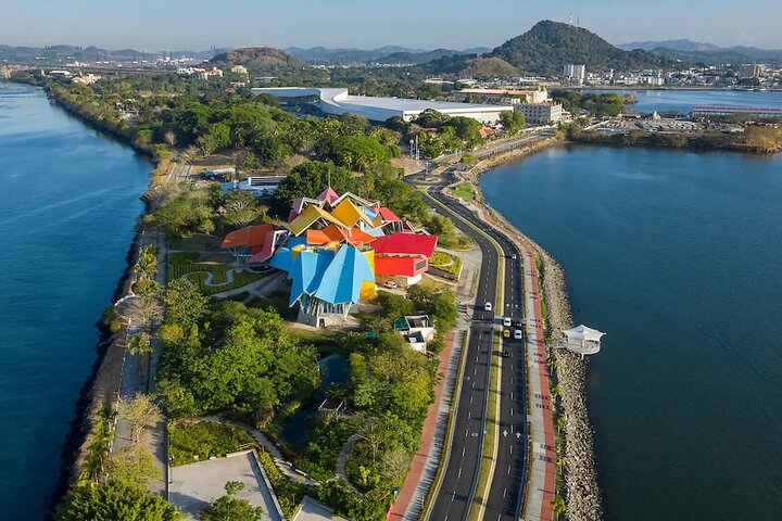 Miraflores canal Locks, Amador Causeway and Biomuseo private tour