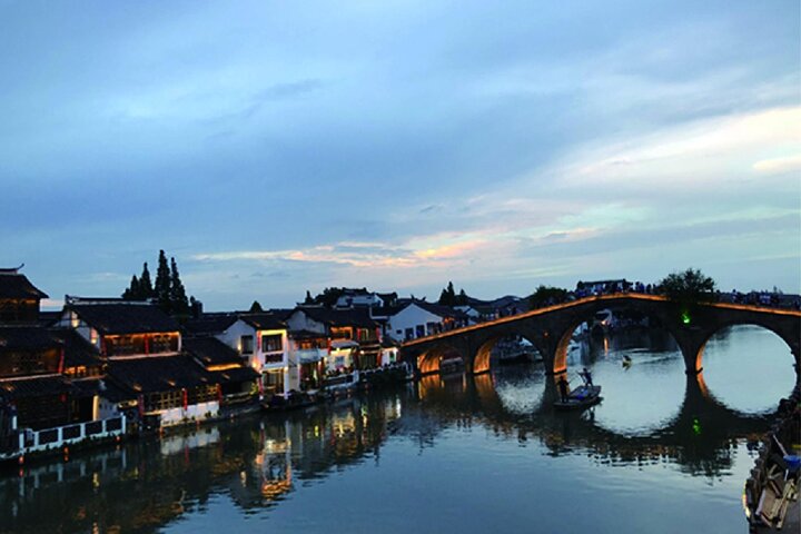 Sunset in Water Village Zhujiajiao