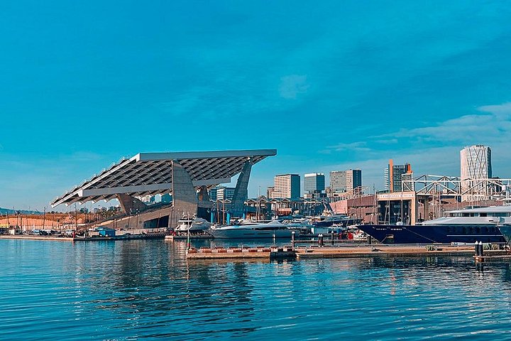 Electric bike tour through parks and beaches in Barcelona