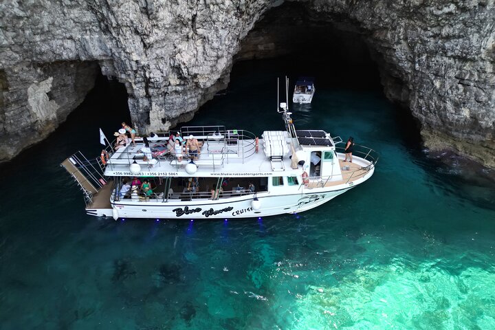 Bay Cruise to Crystal Lagoon, Blue Lagoon, and Gebla Tal Halfa