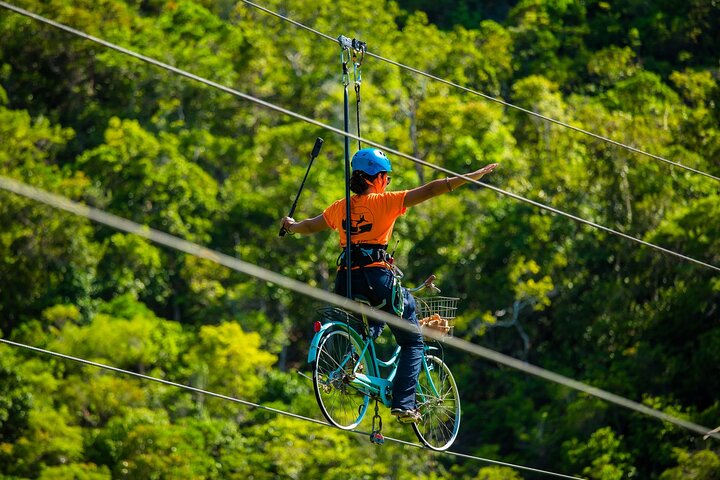 Koh Pha Ngan Zipline, Via Ferrata, and Sky Bike, Bridge and Table