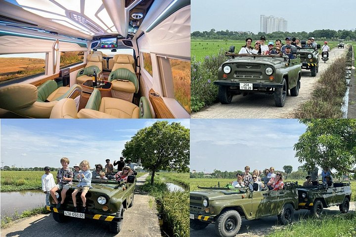 Ninh Binh Army Jeep see Highlight Start From Hanoi By Limousine