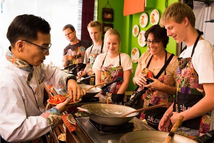Silom Thai matlaging erfaring med markedsbesøk