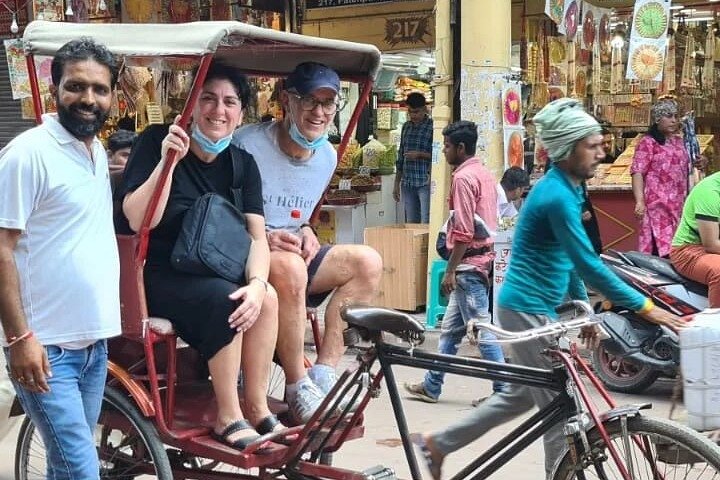 Old Delhi Heritage Walk mit Rikschafahrt