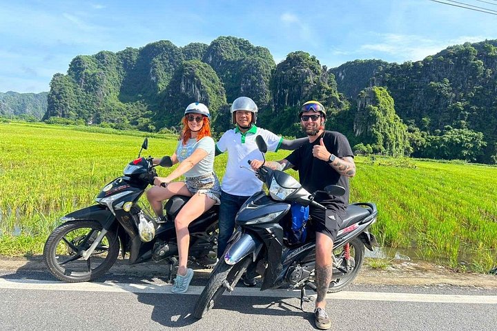 From Hanoi: 1 Day Motorbike Trip Discover the beauty of Ninh Binh