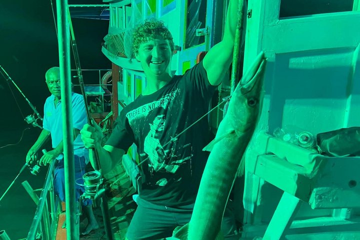 Koh Samui Private Night Fishing Tour with Fresh Catch Dinner