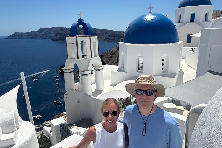 Santorin Visite privée personnalisée avec chauffeur local