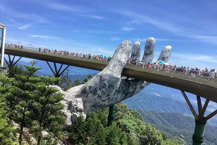 All in one day -Golden Bridge- Marble Moutains - Monkey Mountain