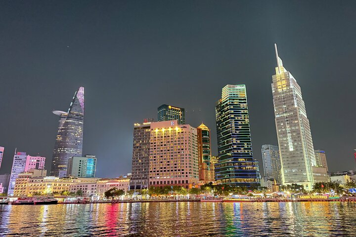 Lively Saigon Skyline River Sightseeing Cruise + Walking Tour