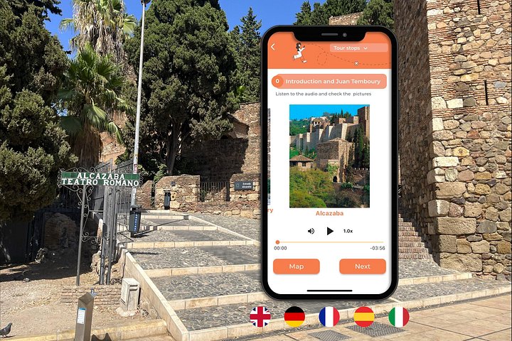 Alcazaba of Malaga: Ticket without queues or groups + Self-guided Tour
