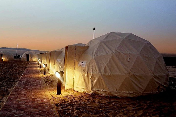 Qatar Inland Sea Desert Safari with Overnight Camping Experience