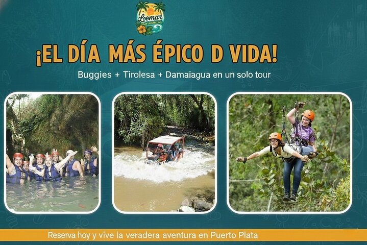 Full Day of Adventures: Buggies, Zip Line, Waterfalls, and Lunch