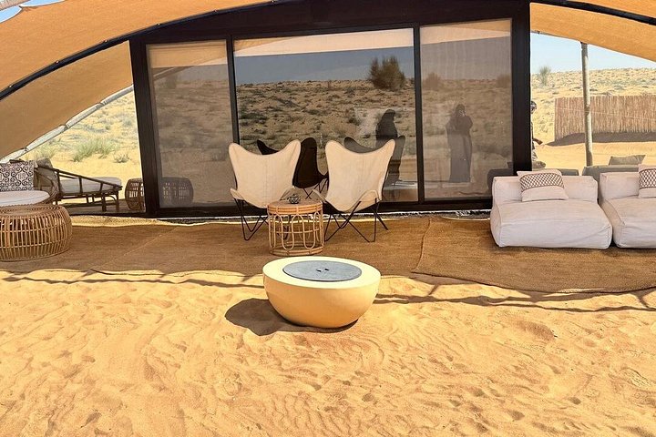 Luxury Dubai Overnight Desert VIP Nest Experience at Sonara Camp