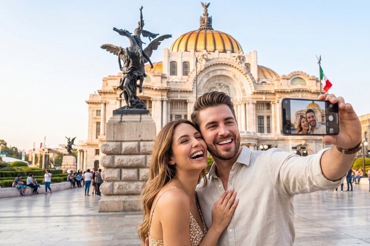 From cdmx : Citywalking private tour in cdmx + main temple