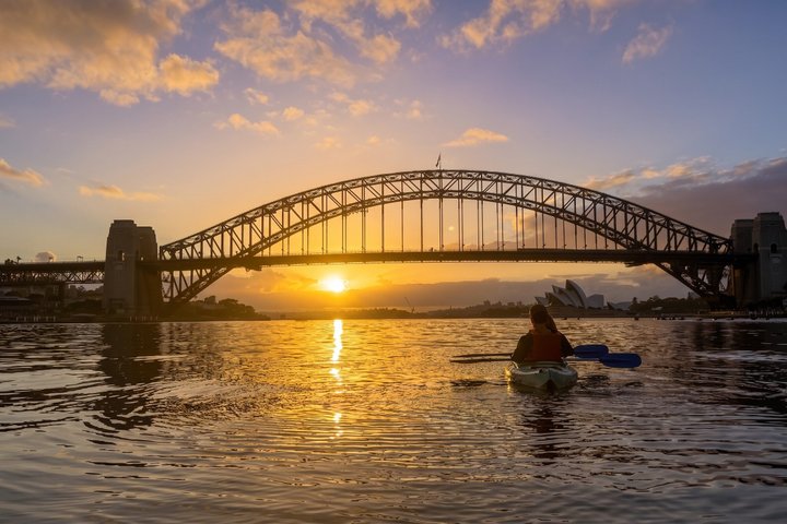 Sunset Small Group Kayak Tour in Sydney