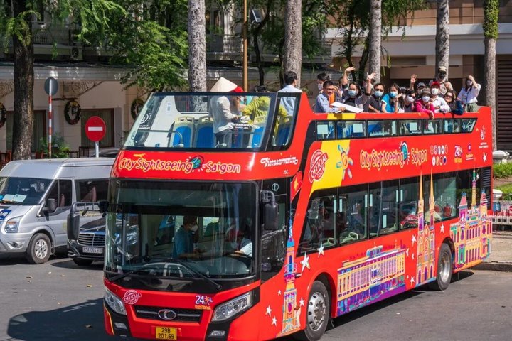 Ho Chi Minh City Double Decker Sightseeing Bus Experience